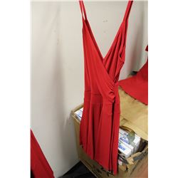 JOHNATHAN MARTIN RED BRIDESMAID DRESS
