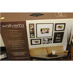 6 PIECE PICTURE FRAME SET - DARK ESPRESSO FINISH