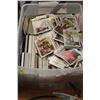Image 1 : BIN OF ASSORTED UNSEARCHED SPORTS CARDS