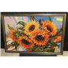 Image 1 : NEEDLEWORK SUNFLOWER PICTURE