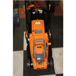 BATTERY OPERATED LAWN MASTER LAWN MOVER - 16"
