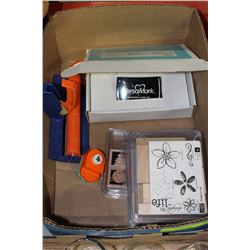 BOX OF NEW ARTS & CRAFTS STAMP PAD SETS