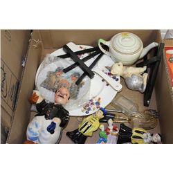 BOX OF FINE CHINA & COLLECTIBLES