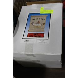 SET OF THREE "HENS EGGS" KEY HOLDERS