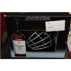 NEW CANADIAN CLUB GOALIE MASK ICE BUCKET