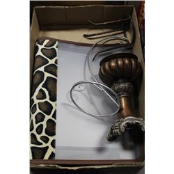 SET OF 3 ASSORTED CANDLE HOLDERS