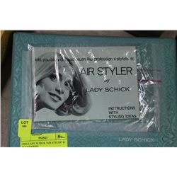 1960s LADY SCHICK "AIR STYLER" & ACCESSORIES