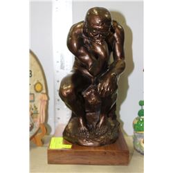 VINTAGE 1971 AUSTIN SCULPTURE "THINKING MAN"