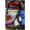 Image 1 : LARGE BOX OF SCHOOL/ OFFICE SUPPLIES INCL.