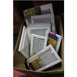 BOX OF ASSORTED VENT COVERS