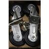 Image 1 : SET OF SWIVEL WHEELS