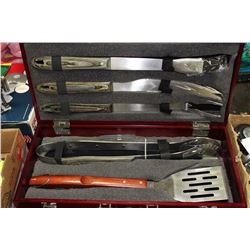 TRAIL APPLIANCES BBQ TOOL SET IN CASE (1 ITEM NOT