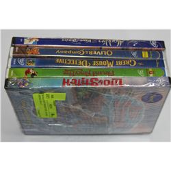 BUNDLE OF 5 BRAND NEW, NEVER OPENED, WALT