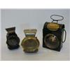Image 1 : A LUCAS 'SILVER KING' BRASS CYCLE LAMP, a 'Shand Mason' hand held lamp and a Powell and Hanmer 'D...