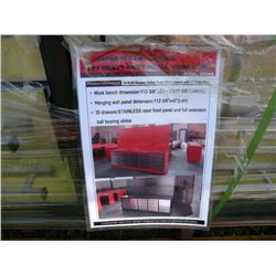 Black 5 bay work bench -New