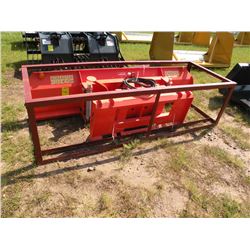 7 ft snow/dirt blade for skidloader -New