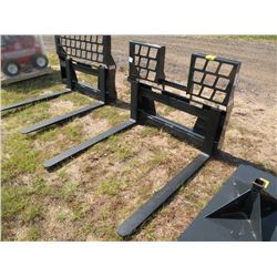 48" walk-thru pallet forks -New