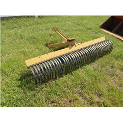 7 ft, 3 pt contractor rake
