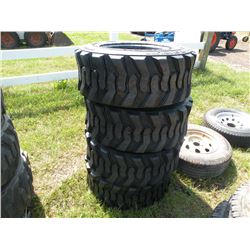 Qty 4 New 12-16.5 skidloader tires, 12 ply, SOLD X 4