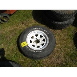 Uni-Royal trailer spare on rim