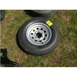 Load Star trailer spare on rim
