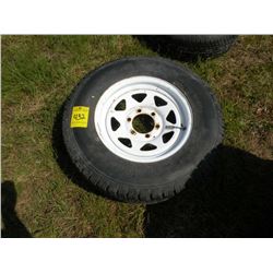 Uni-Royal trailer spare on rim