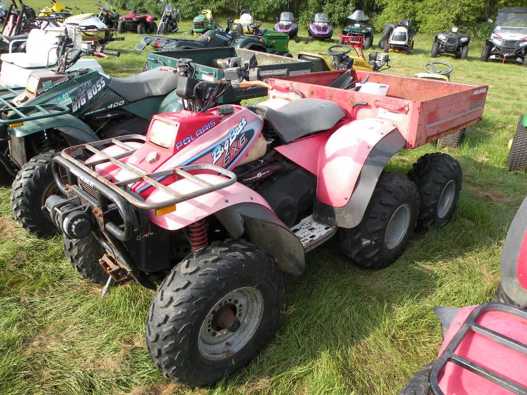 Cyleto Bremsbeläge Vorne & Hinten Für POLARIS 300/400/500 Big Boss 6x6 (1994-1999) – 4+1 Paar, Halbmetallisch