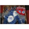 Image 1 : BOX OF CHILDRENS SLIPPERS BLUE JAYS