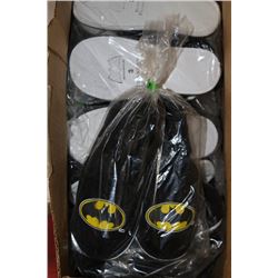 BOX OF CHILDRENS SLIPPERS BATMAN