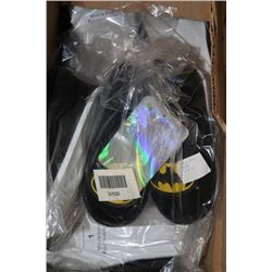 BOX OF CHILDRENS SLIPPERS BATMAN