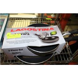 LAGOSTINA 2 PC FRYING PAN SET