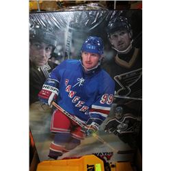 GRETZKY RANGERS WALL PLAQUE