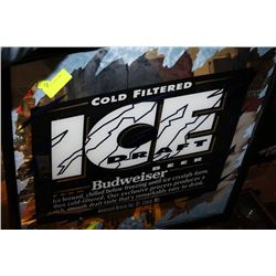 BUDWEISER ICE MIRRORED BAR PICTURE