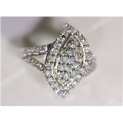 Sterling Silver Cubic Zirconia Ring
