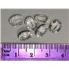 Image 2 : Genuine White Topaz Oval Cut Gemstones
