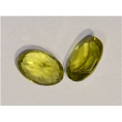 Genuine Peridot Oval Cut Gemstones