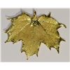 Image 1 : 23K Gold Plated Maple Leaf Pendant