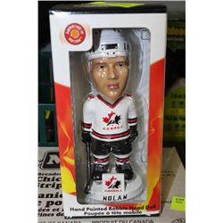 CASE OF 6 NEW NHL BOBBLE HEADS