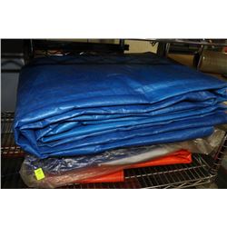 STACK OF NEW TARPS
