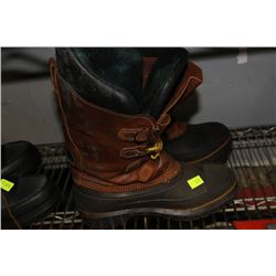 LEATHER WINTER BOOTS SZ 9