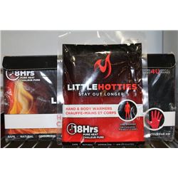 BOX OF LITTLE HOTTIES HAND WARMERS