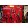 Image 1 : HUSKY 4-PACK TITANIUM SCISSOR SET