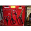 Image 1 : HUSKY 4-PACK TITANIUM SCISSOR SET