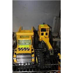 TONKA AND HARD HAT METAL TOYS X 2