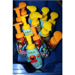BIN OF CHILDRENS FOAMING HAND SOAP