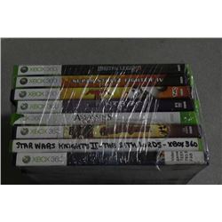 BUNDLE OF 8 XBOX 360 GAMES