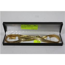 GOLD TONE LADIES CHAIN NECKLACE