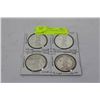 Image 1 : 1958 CANADIAN SILVER DOLLAR X4