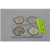 Image 1 : 1958 CANADIAN SILVER DOLLAR X4
