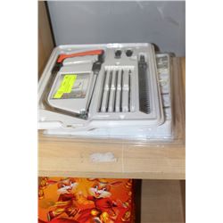 9 PCE MICROSAW SET & 216 PCE ROTARY HOBBY